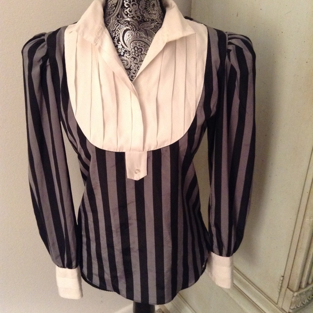 VINTAGE 80's FIRST GLANCE PUFF SLEEVE, BLOUSE 7